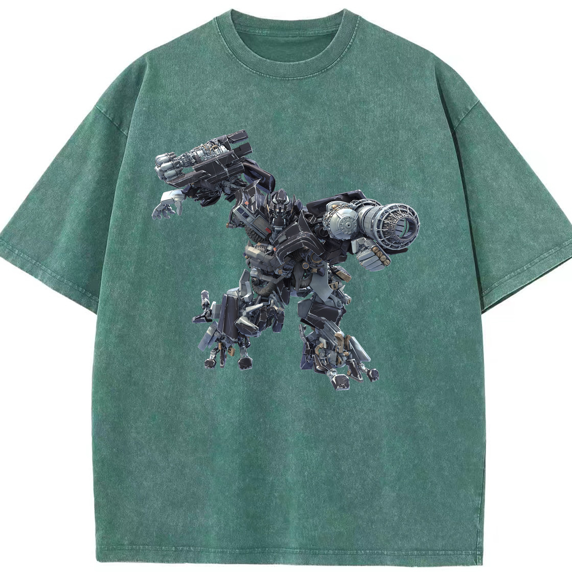 （画像用） Transformers トランスフォーマー 綿100% ヴィンテージ風 半袖Tシャツ（フロントプリント）